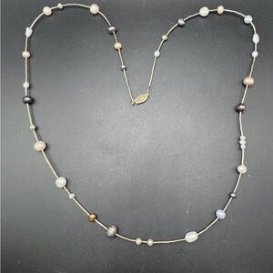 Gold Filled Authentic Pearl Necklace 26in long